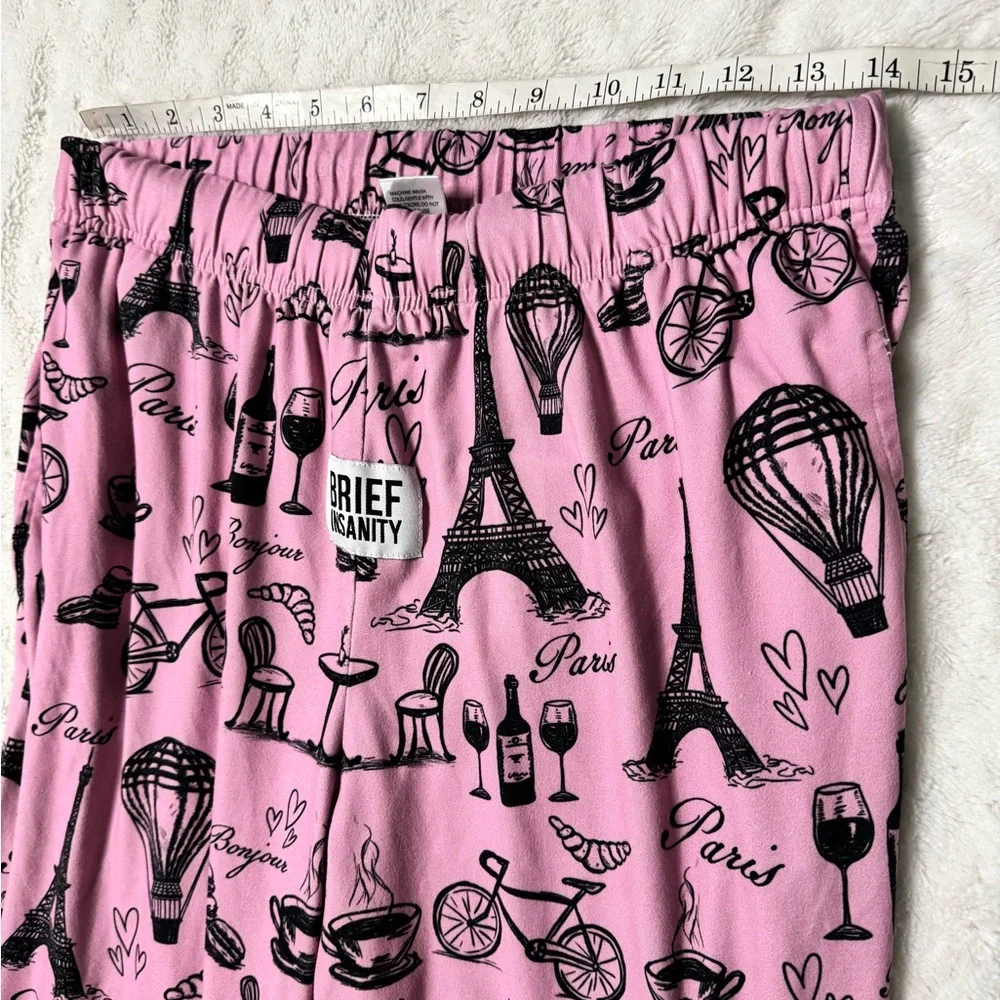 BRIEF INSANITY PINK PARIS LOUNGE PANTS